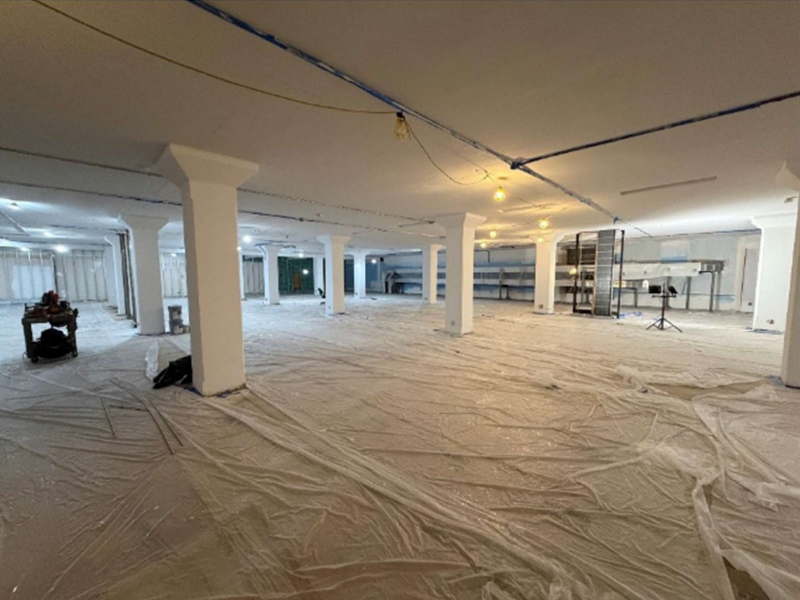 Painting and patch work Mezzanine